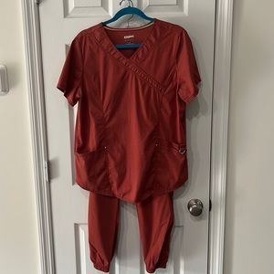 Scrubstar 2 piece size large scrub set